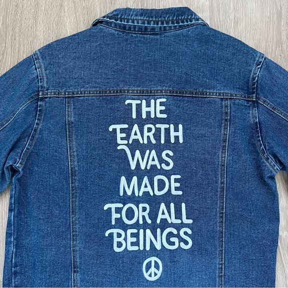 Embroidered Denim Jacket - Picture 9 of 11